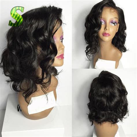 Brazilian Bob Wigs Body Wave Human Hair Bob Wigs Short Full Lace Bob Wigs For Black Women Virgin