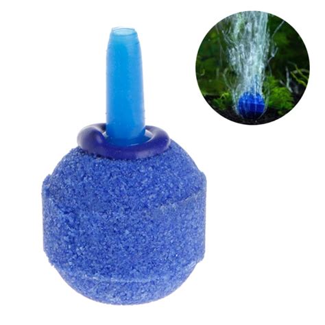 Air Stone Bubble Aquarium Fish Tank Pump Hydroponics Aerator Diffuser Ball Shape-in Decorations ...