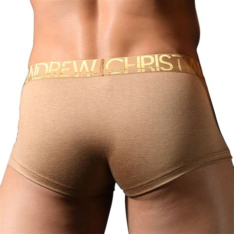 Andrew Christian Boxer Almost Naked Happy Modal Beige INDERWEAR