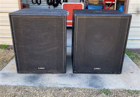 QSC HPR 181i Powered Subwoofers One Pair Reverb