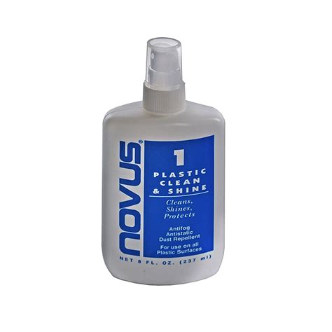 Azar Displays Plastic Clean And Shine Polish 8 Oz Novus 7020