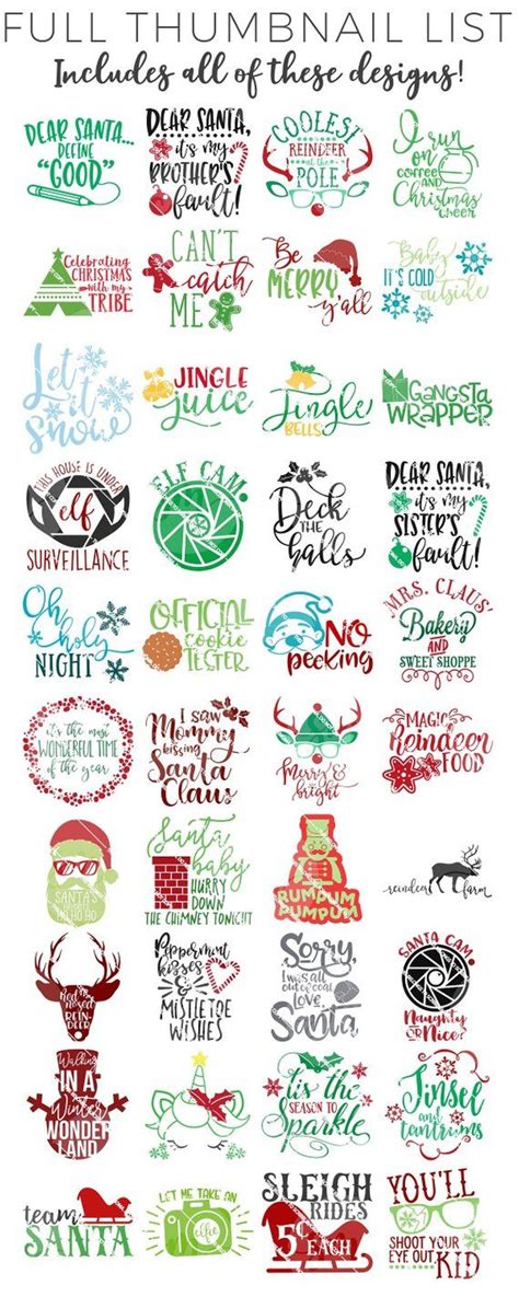 Christmas Bundle Svg Files for Cricut - Etsy | Diy christmas shirts ...