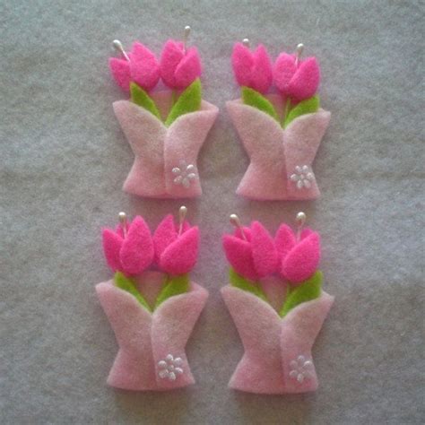 Pin By Dorita Rico On Cute Felt Projets Felt Flowers Diy Felt