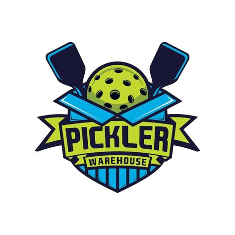 Premium Vector Pickle Ball Store Logo Design