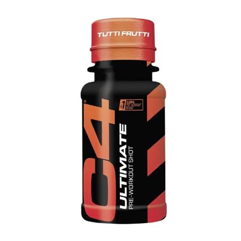 Cellucor C4 Ultimate Pre Workout Shots 60ml Energy Energy And No