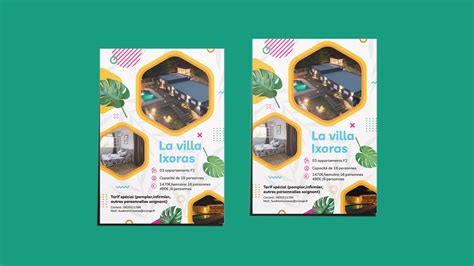 Je vais réaliser vos flyers et affiches ou plaquette simple attractif