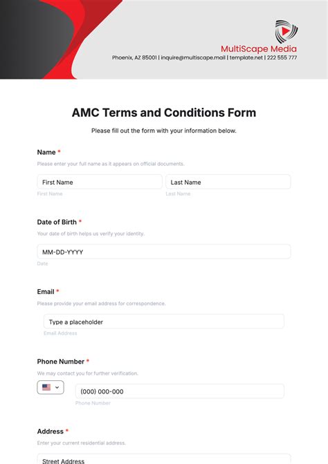 Free Comprehensive Annual Maintenance Contract Template to Edit Online