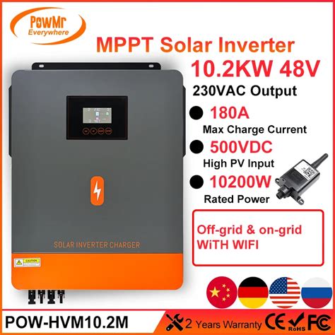 Powmr Kw W Hybrid Solar Inverter V Vac Output Build In