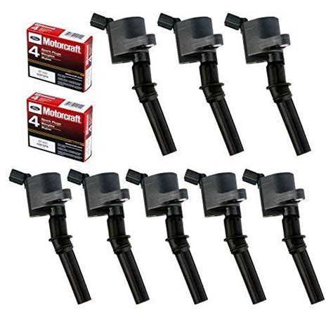 MAS Set Of 8 Ignition Coil DG508 Motorcraft Spark Plug SP493 Best