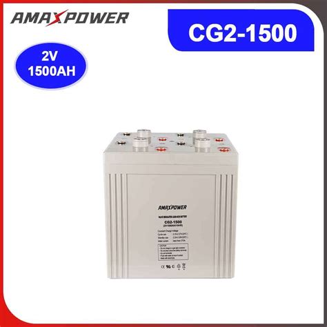 Amaxpower 2v 1500ah Deep Cycle Agm Battery Rechargeable With High Efficiency Discharge