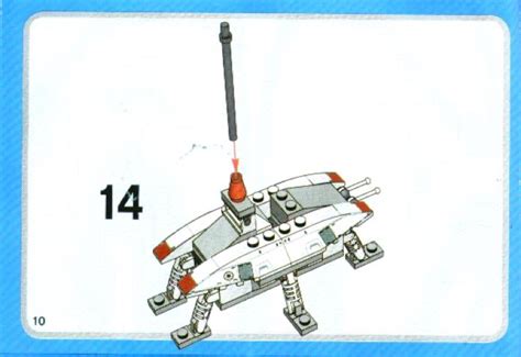 LEGO 4495 AT-TE Instructions, Star Wars - Mini Building Set