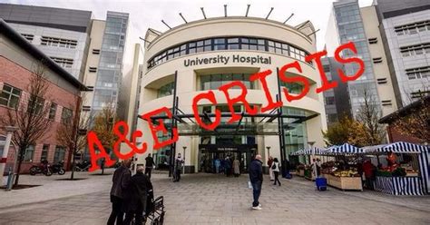 One in six Coventry hospital A&E patients wait FOUR HOURS as NHS hits ...