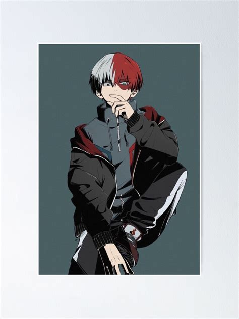 Anime My Hero Academia Shoto Todoroki Poster For Sale By 33panda33