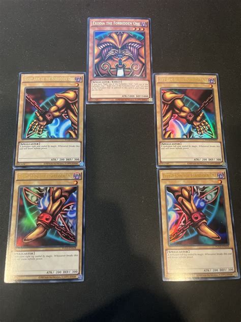 Set Exodia The Forbidden One Ygld Ena17 Ultra Rare Yugioh Ygld Complete International Society