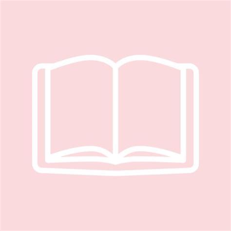 BOOKS light pink app icon | Pink books, Book logo, App icon design