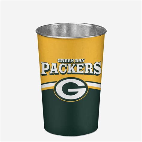 Green Bay Packers Team Stripe Trash Can FOCO