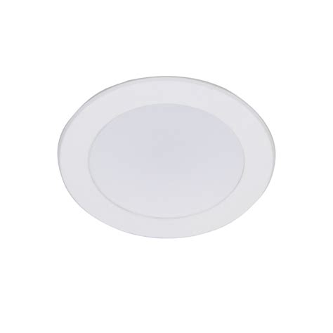 Mars W W Led Recessed Downlight With White Trim And Opaque Acrylic