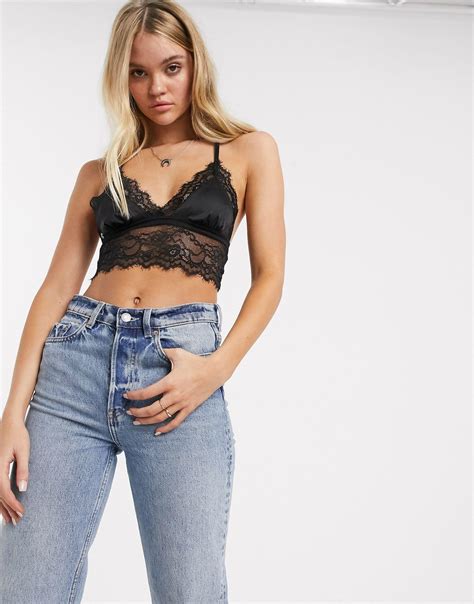 Bralette Negro Stradivarius Shop Fabricadascasas