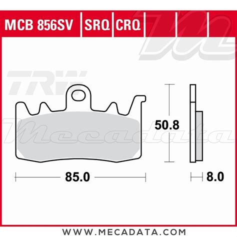 Plaquettes De Frein Avant Ducati Multistrada Abs Trw