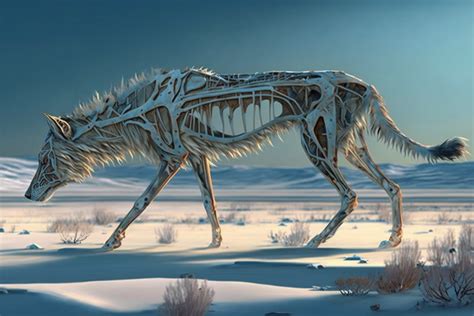 Somat Skeletal Wolf By Somatart On Deviantart