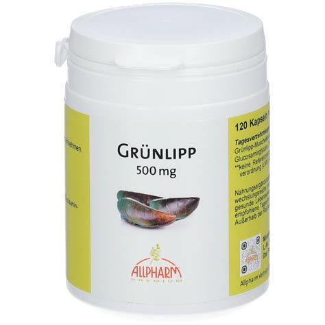 Grünlippmuschelkonzentrat 500mg Kapseln 120 St Shop Apotheke