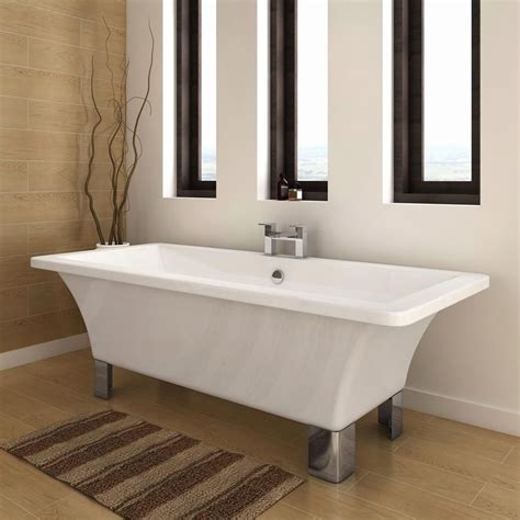 Milan 1690 Modern Square Roll Top Bath | Roll top bath, Free standing ...