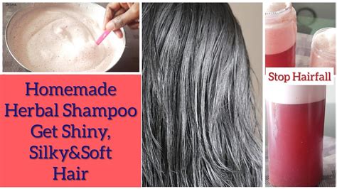 Homemade Herbal Shampoo Get Long Hairthick Hairshiny Hairhealthy Hair At Homewith