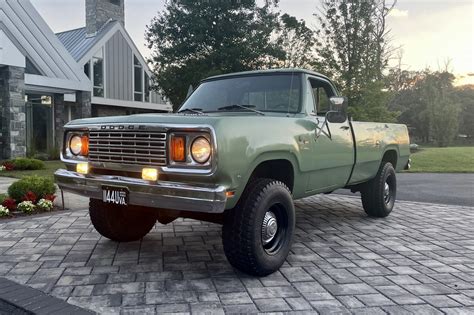 No Reserve 1978 Dodge Power Wagon W200 4 Speed For Sale On BaT