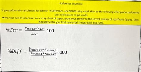 Solved Use the following values for the measured and | Chegg.com 