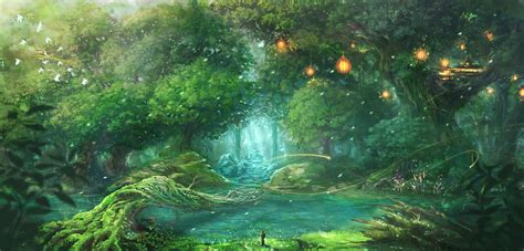 Ps4 Anime Forest Wallpapers - Wallpaper Cave