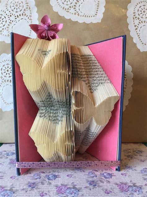 Book Folding Pattern For Butterflies Free Tutorial Etsy Book