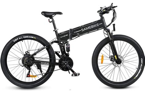 VTT Électrique Pliable Samebike LO26 II 500W 26 avec Roue à Rayons