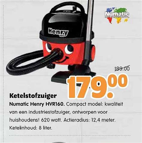 Ketelstofzuiger Numatic Henry Hvr Aanbieding Bij Plentyparts