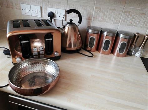 Kettle and toaster set/ copper | in Loughborough, Leicestershire | Gumtree