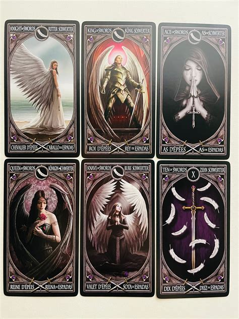 Anne Stokes Gothic Tarot 78 Cards Deck Tarot Deck 78 Etsy