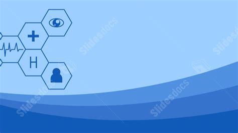 Blue Icon Medical Minimalistic Simple Powerpoint Background For Free Download Slidesdocs