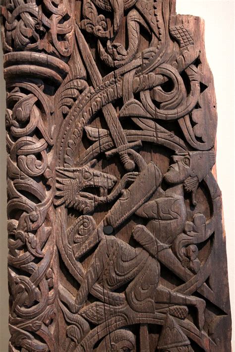 Wood Carvings Of The Saga Of The Volsungs The Norse Epic Of Sigurd The