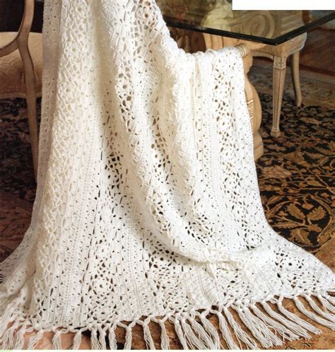 Irish Lace Afghan Crochet Pattern Vintage Lacy Afghan Crochet Pattern Pdf Instant Download Etsy