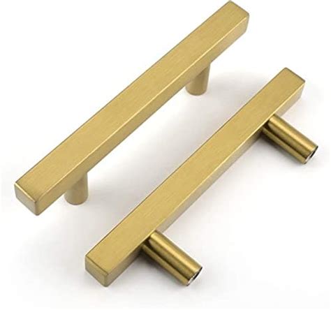 OYX 10Pack 3in Gold Cabinet Pulls Brushed Brass Cabinet Pull Gold Pulls