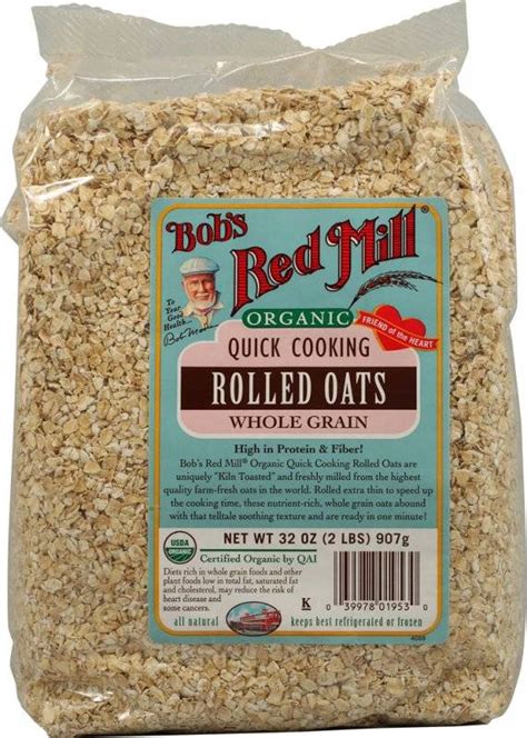 Bob S Red Mill Organic Quick Rolled Oats Oz Pack