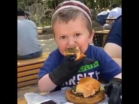 Hasbulla Enjoying His Burger YouTube