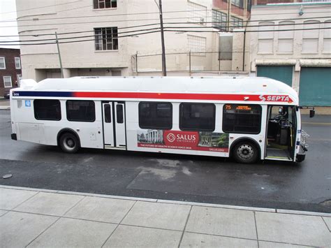 SEPTA New Flyer DE40LFR On RT 75 At Wayne Jct New Flyer Bus Vehicles