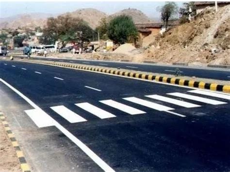 Road Marking With Hot Applied Thermoplastic Service At Square Meter In Indore ID