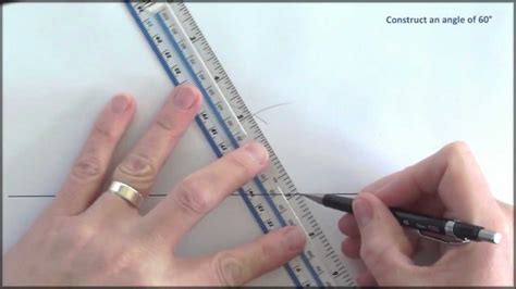 How To Construct 60 Degree Angle With Compass