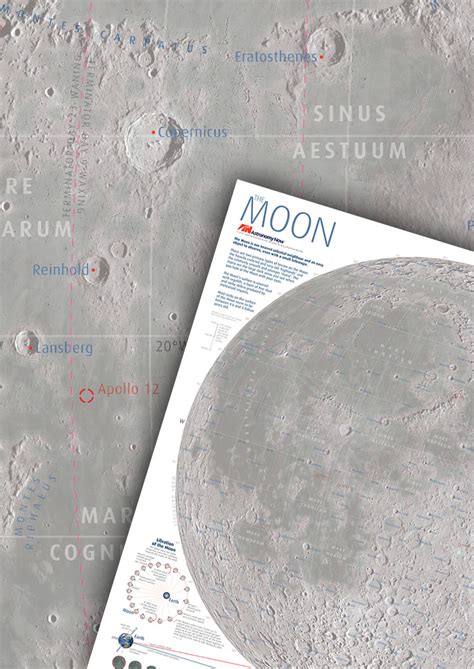 Moon Map Poster – Astronomy Now Shop