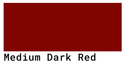 Medium Dark Red Color Codes