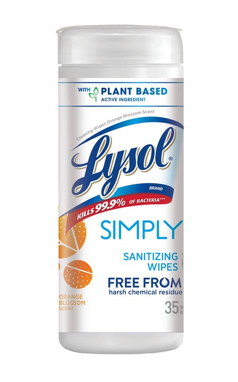 Lysol® Daily Cleaning Wipes Simply™ Orange Blossom