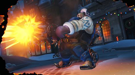 Artstation Overwatch Winter Wonderland 2017 Roadhog Ice Fisherman