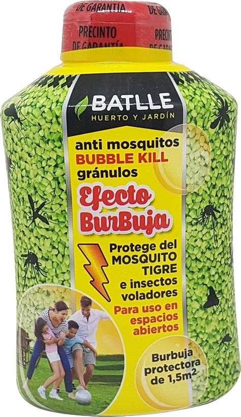 Semillas Batlle Insecticida Mosquitos Bubble Kill 150gr Granulado Verde Amazones Jardín