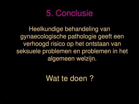 Gynaecologische Chirurgie En Impact Op Seksualiteit Ppt Download